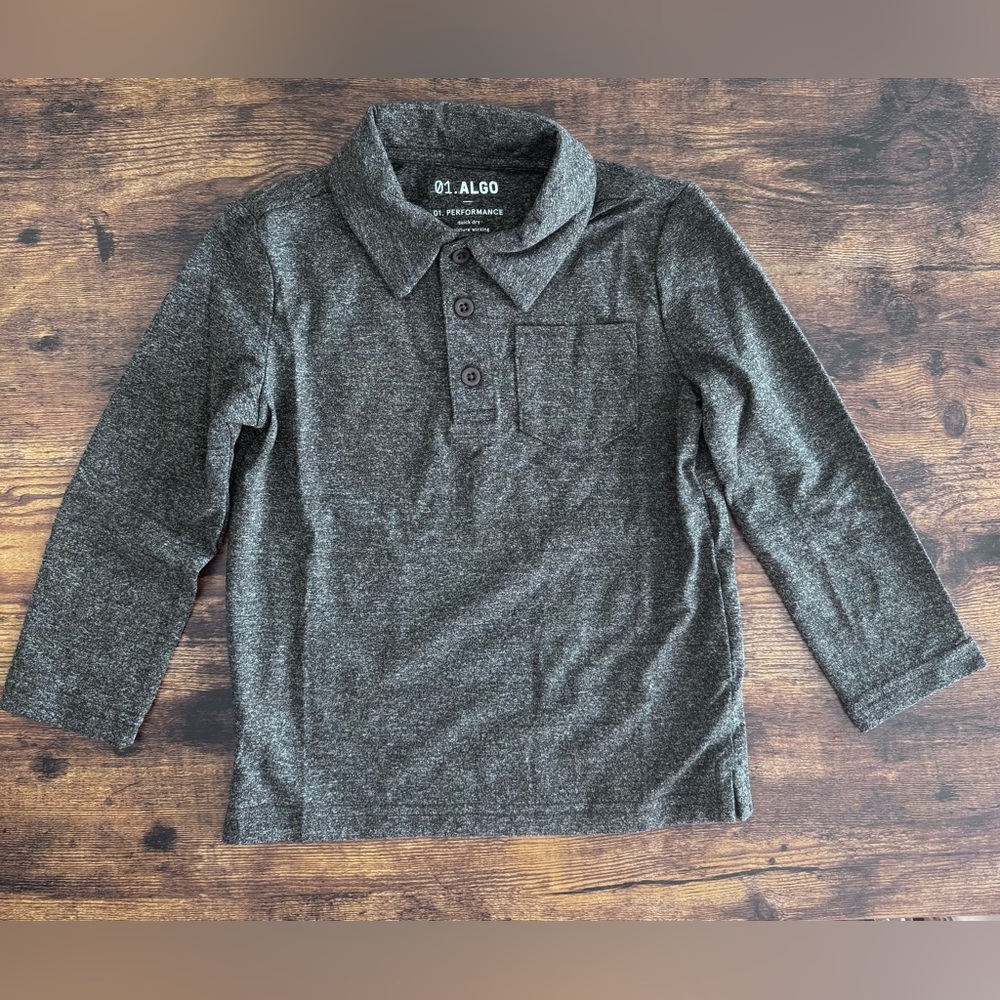 0.1 Algo toddler boys performance Polo shirt- Size 2T NWOT